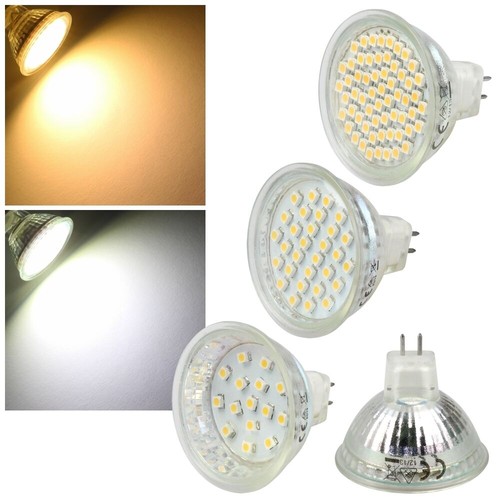Led strahler mr16 12v mit - 12v, smd