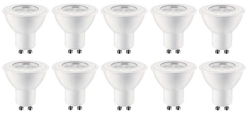 10er pack pila led gu10 - pila, 3w