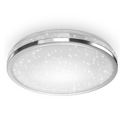 Led deckenleuchte chrom rund - led,