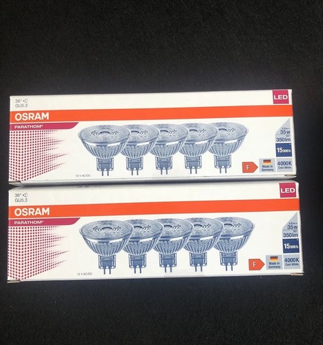 10x osram led mr16 glas - 10x,