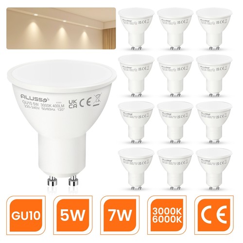 100x gu10 led - 7w, spot
